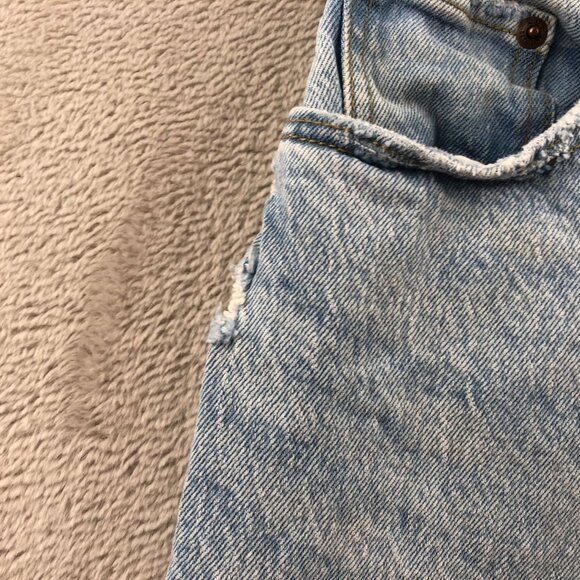 Abercrombie & Fitch Womens Jeans 26/2 90s Straight High Rise Distress Straight - Picture 8 of 16